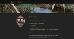 Desktop Screenshot of memiks.fr